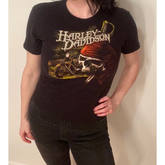 Harley-Davidson Skull Pirate T-Shirt